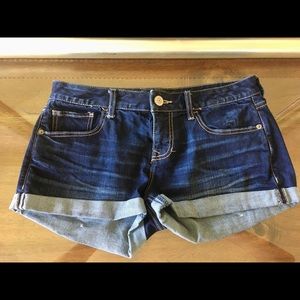 Express jean shorts, dark navy